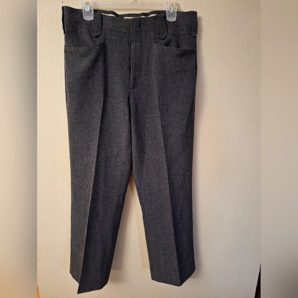 Men's Circle S Western Suit Pants Charcoal Size 34